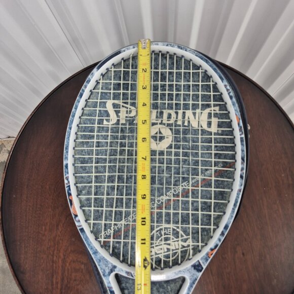 Spalding Graphite The Denim Tennis Racquet w/ Cover 4 3/8 - Picture 16 of 16